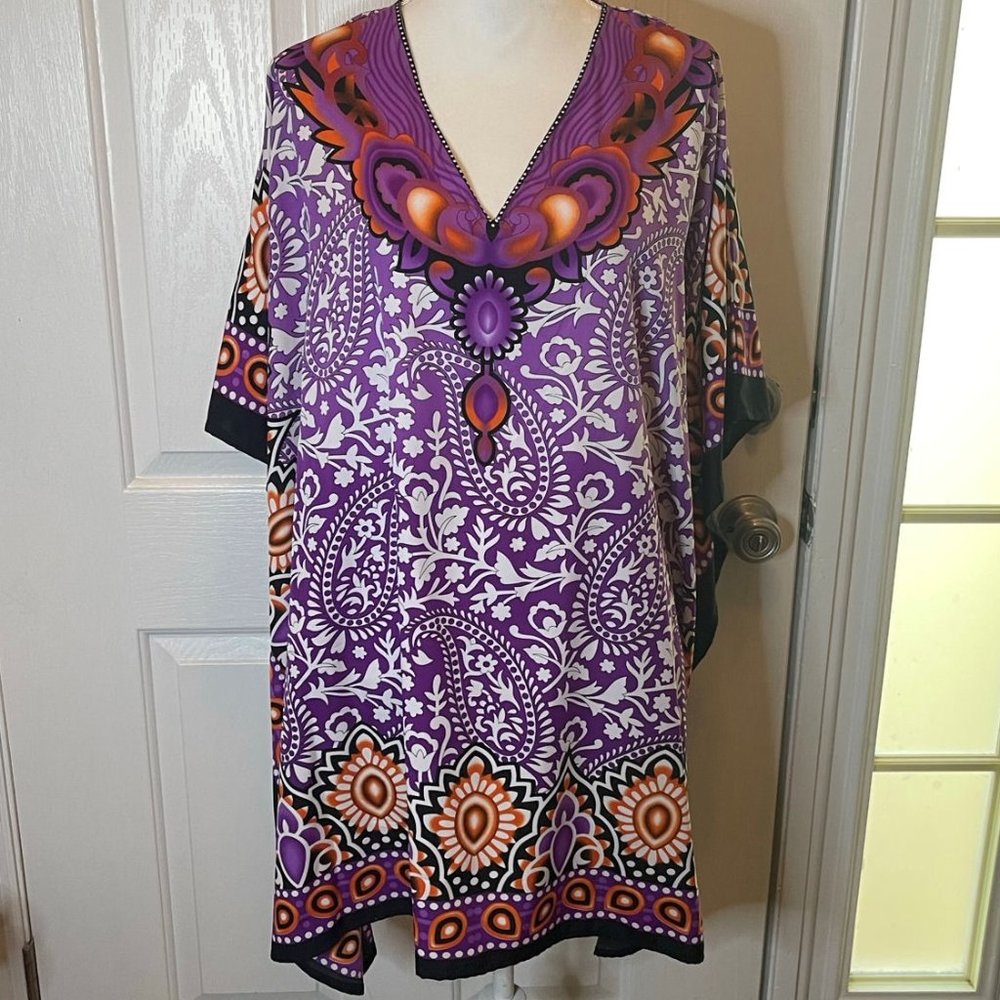 NWOT GOOD TIMES KAFTAN or SWIM COVERUP ONE SIZE